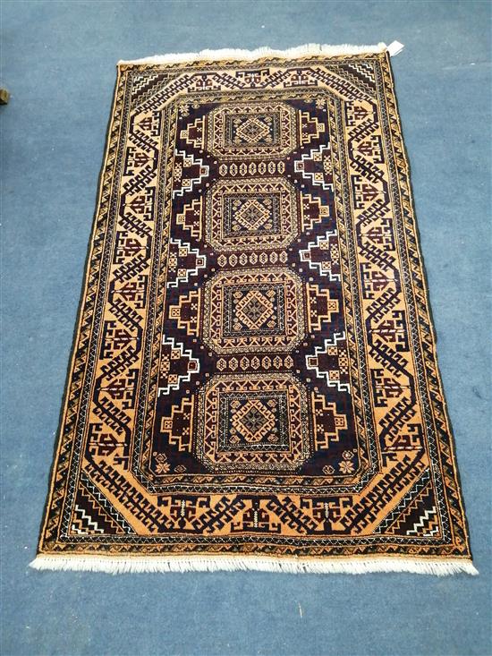 A Belouch style rug 146 x 85cm